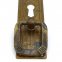 Zieher Jugendstil Mackintosh Messing Antik hoch mit Schlüsselloch 12328.08501.03-5