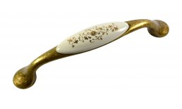Landhausstil Bogengriffe mit Porzellan-Inlay creme mit Goldmuster M54.01.A5.D1G.jpg