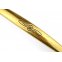 Bogengriff Valenzia Gold mit Gravur klein P1100750