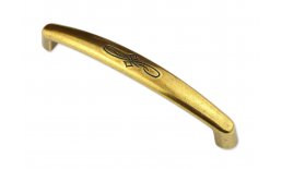 Bogengriff Valenzia Gold mit Gravur klein P1100743_2E3