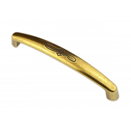 Bogengriff Valenzia Gold mit Gravur klein P1100743_2E3