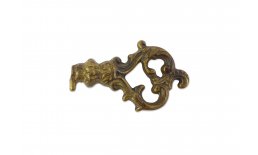 Schlüsselaufsatz  Louis XV  Messing Antik P1120741-E