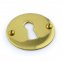 2 Stk Schlüsselrosetten PROVENCE Messing poliert BB 1050711-LP-2