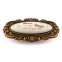 Möbelknauf SANTI Paris mit Porzellan-Inlay Vintage golden P42.01.Q4.A8G-2