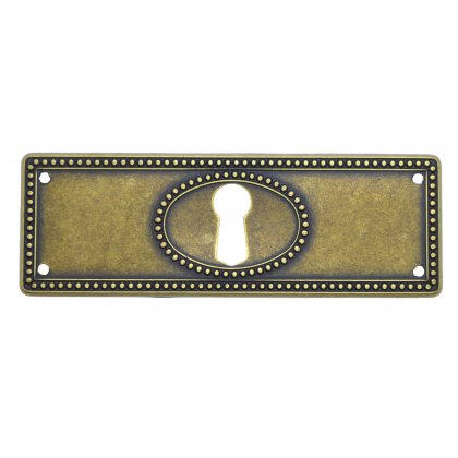 Schlüsselblatt Art Nouveau quer Messing Florence 30712Z09700.09-1