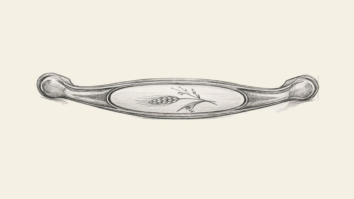 Porzellan Griffe und Knöpfe