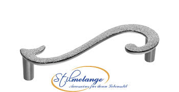 Möbelgriffe MOONLIGHT Silver links 96 mm