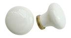 Potpourri Porzellanknöpfe Ähre /weiß Ø 30 mm 7-teilig