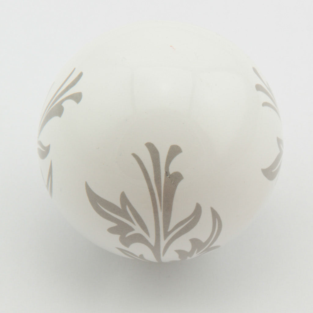 Porzellanknopf Ø 70mm BUBBLE Acero