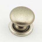 Unterlagsplatte 30mm für Griffe und Knöpfe altsilbern