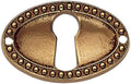 Schlüsselblatt Louis XVI oval