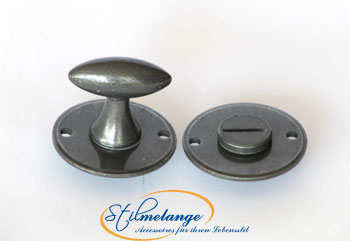 Badezimmer-Verriegelung silbermatt