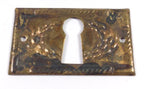 Schlüssselblatt Liberty Messing Antik klein