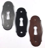 Set Schlüsselrosetten FRANCE Antikeisen BB