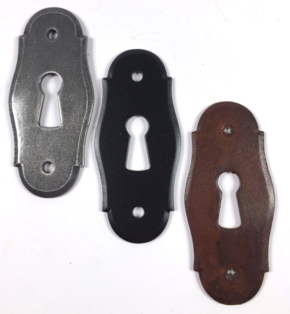 Set Schlüsselrosetten FRANCE Antikeisen BB