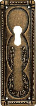Schlüsselblatt Jugendstil hochstehend Messing Florence