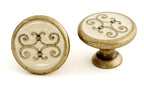 Messingknopf Ø 30mm Linea Roma Creme