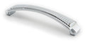 Möbelgriffe Relief Chrom poliert 160 mm