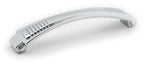 Möbelgriffe Relief Chrom poliert 160 mm