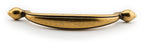Griff Art déco Valenzia golden mittel