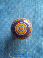 Porzellanknopf Ø 32mm Retro-Look klein