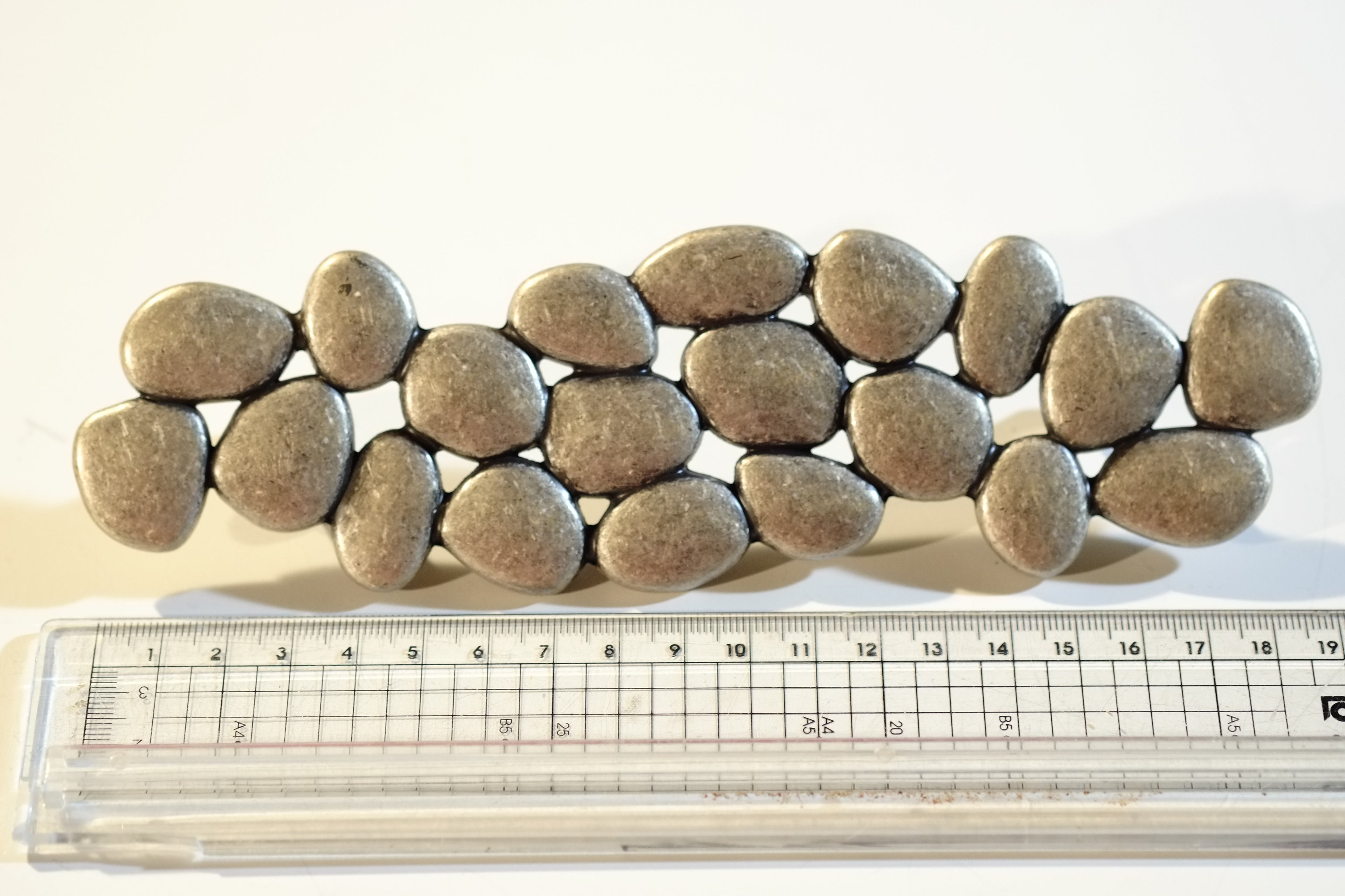 Möbelgriffe STONE altsilbern groß