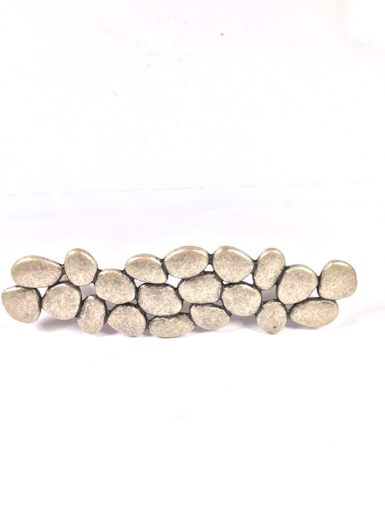 Möbelgriffe STONE altsilbern groß