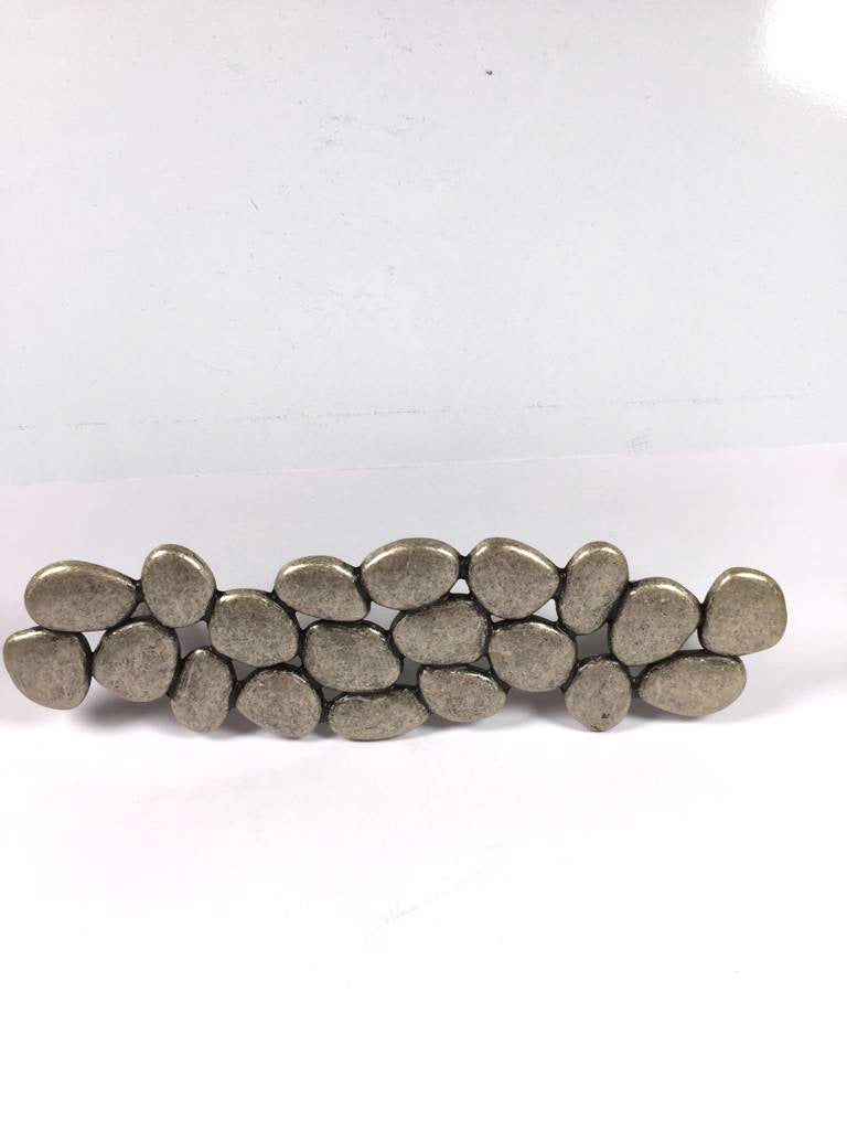 Möbelgriffe STONE altsilbern groß
