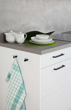 Haken ALBERO DUO schwarz matt