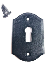 Schlüsselrosette Rochefort Massiv BB schwarz matt