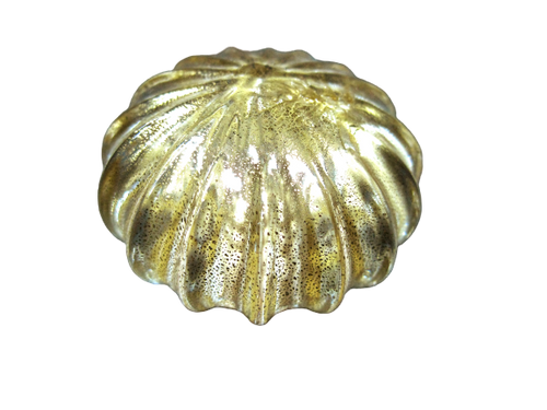 Glasknopf Ø 37mm golden hell