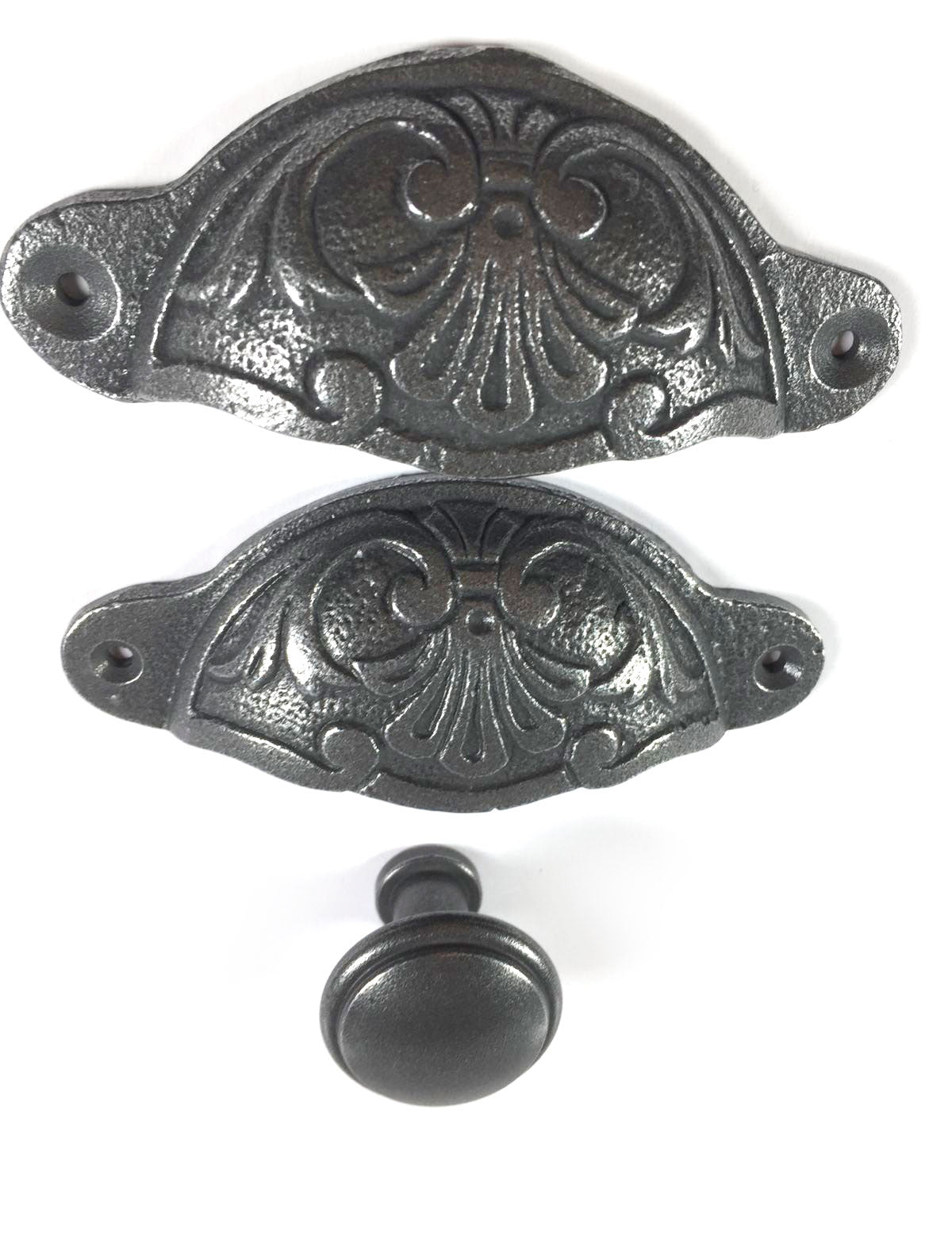 Potpourri Set 3teilig Muschelgriffe LIANE massiv