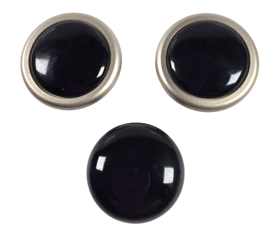 Potpourri Nickel satiniert Schwarz 3-teiliges Set