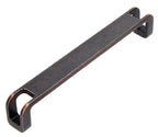 Möbelgriffe Mayon kupfer/schwarz 160 mm groß