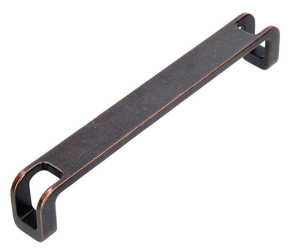 Möbelgriffe Mayon kupfer/schwarz 160 mm groß