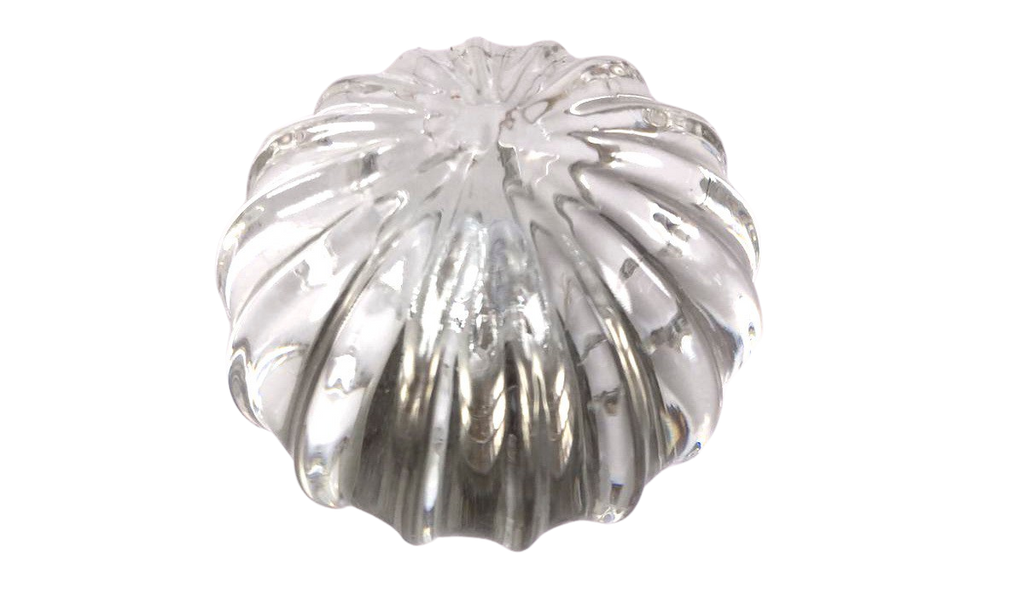 Glasknopf Ø 37mm transparent
