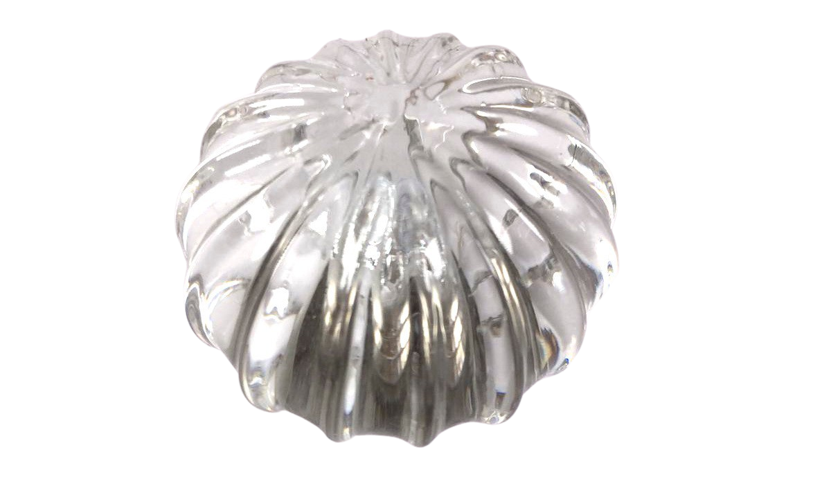 Glasknopf Ø 37mm transparent