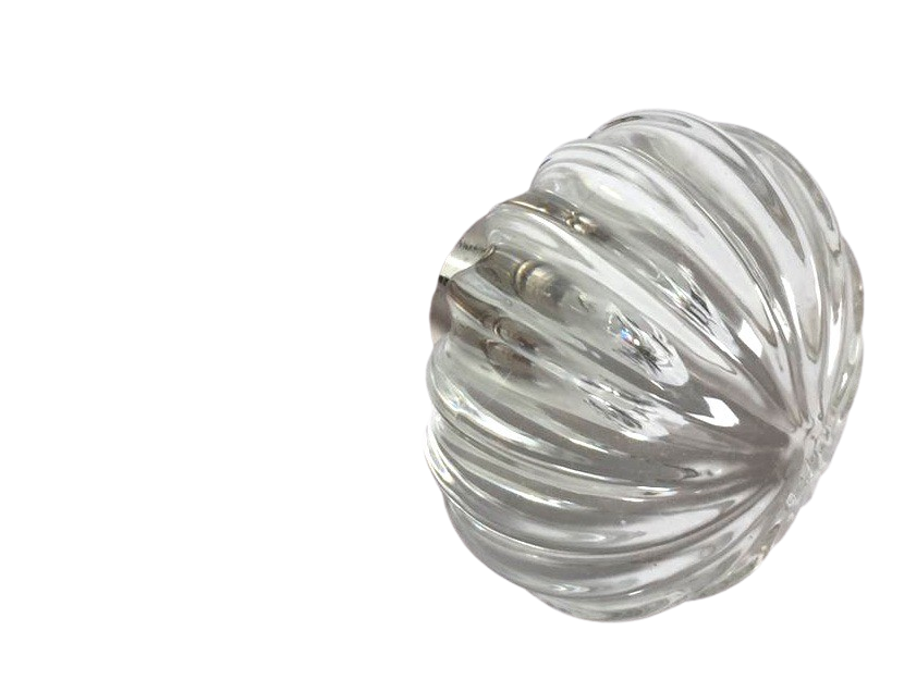 Glasknopf Ø 37mm transparent