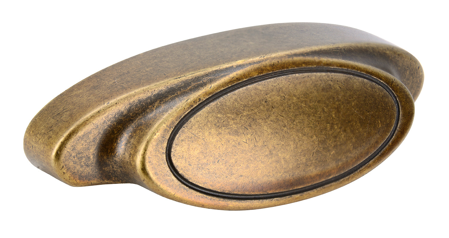 Muschelgriff Goma Messing brüniert