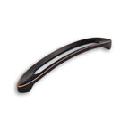 Möbelgriff Yasur Eisen Kupfer/Schwarz 160mm