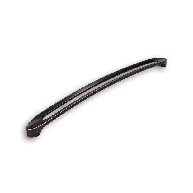 Möbelgriff Yasur Eisen Kupfer/Schwarz 320mm