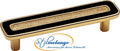 Möbelgriffe IMERIAL schwarz-golden 96 mm