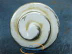 Keramikknopf Ø 45mm Spirale creme-gold