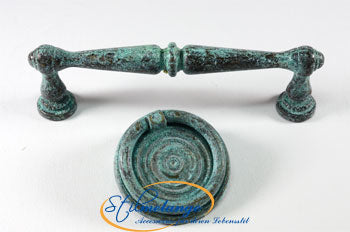 Ringzieher Shabby Chic Linea Blu klein