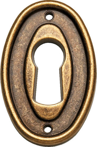 Schlüsselblatt Landhausstil oval Valenzia Gold