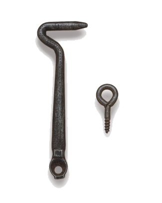 Haken & Auge Eisen rostig 70 mm
