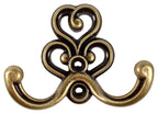 Kleiderhaken Art Deco klein Messing Florence