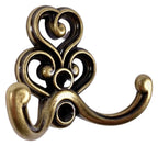 Kleiderhaken Art Deco klein Messing Florence