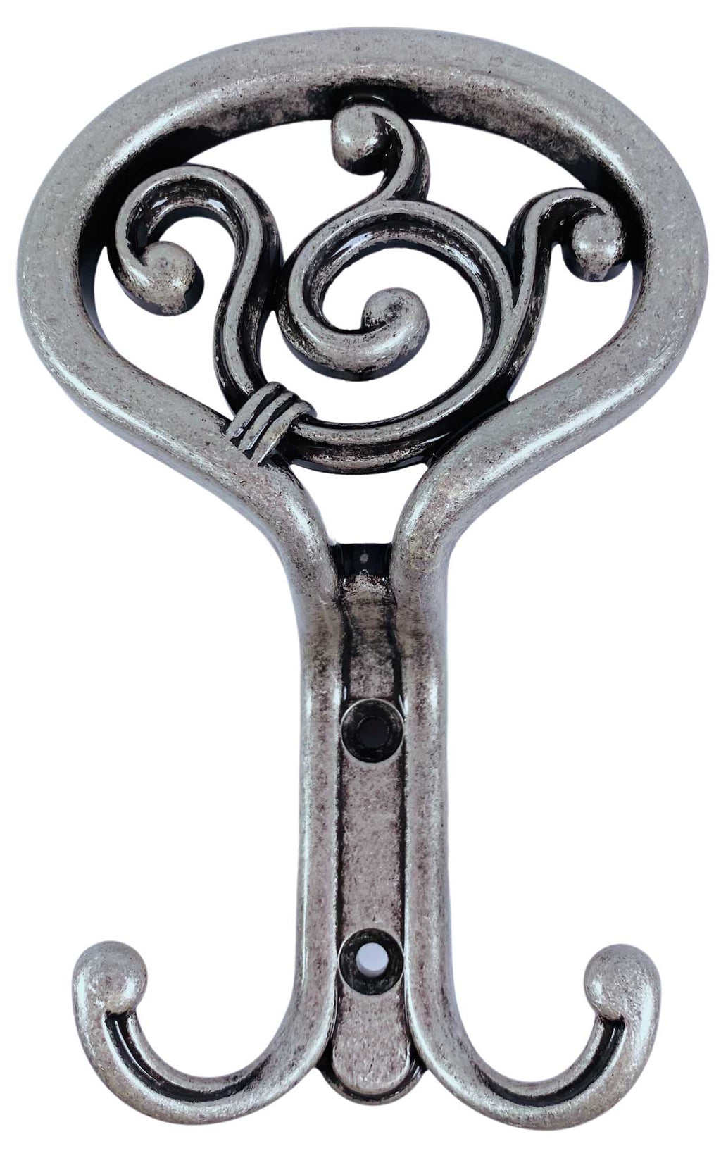 Kleiderhaken Art Déco altsilber