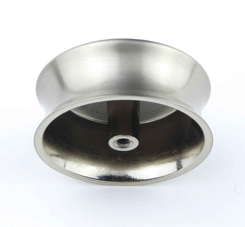 Möbelknopf Chamb glatt Ø 50mm Nickel satiniert